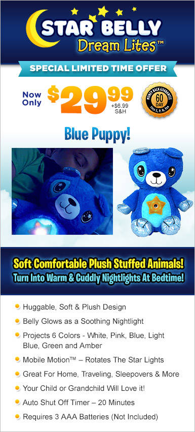 starbelly dream lites blue puppy