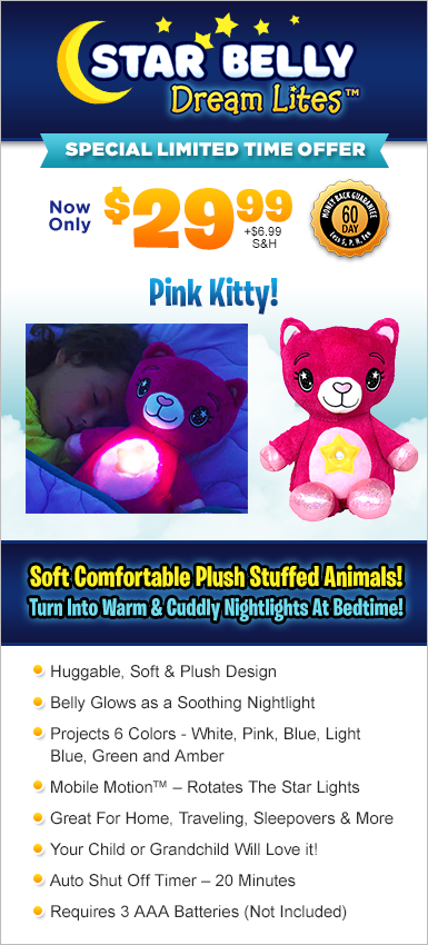 star belly dream lites pink kitty